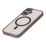เคส Blue Box iPhone 16 Clear with black frame with Magnetic