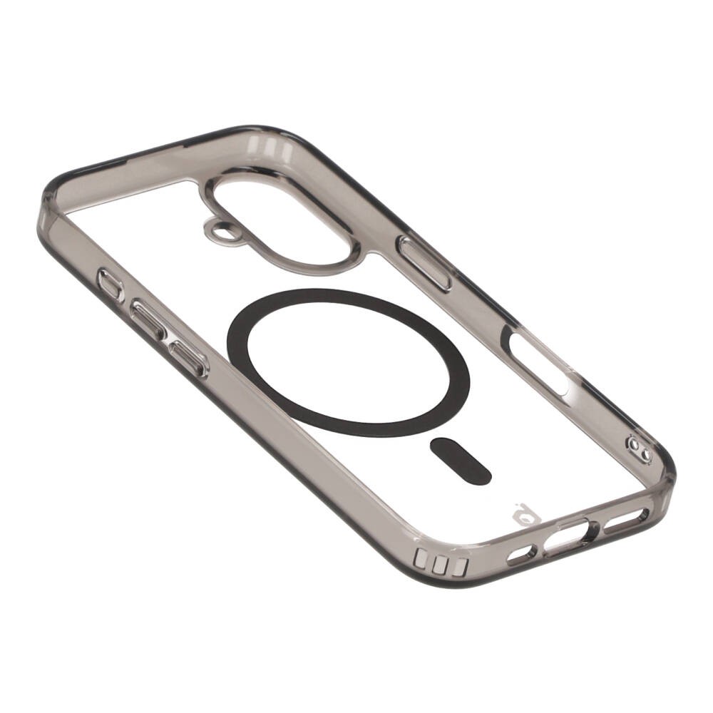 เคส Blue Box iPhone 16 Clear with black frame with Magnetic