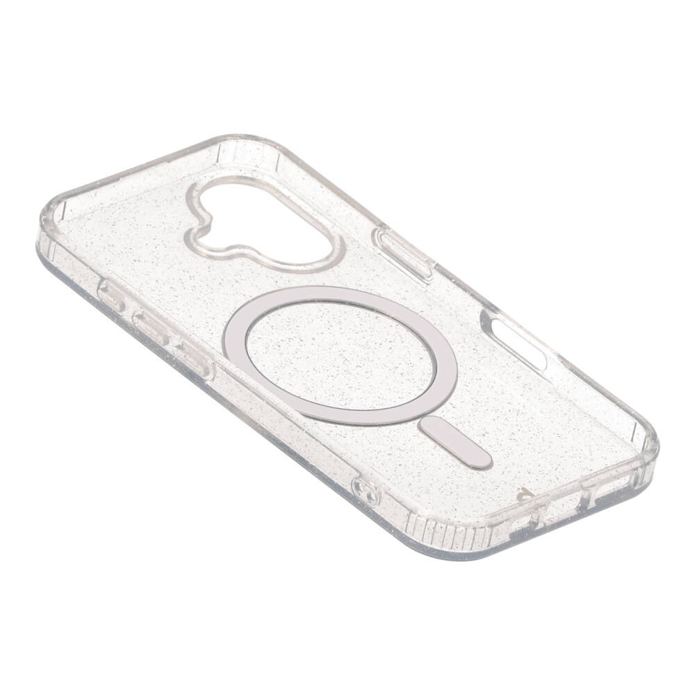 เคส Blue Box iPhone 16 Grey Glitter with Magnetic