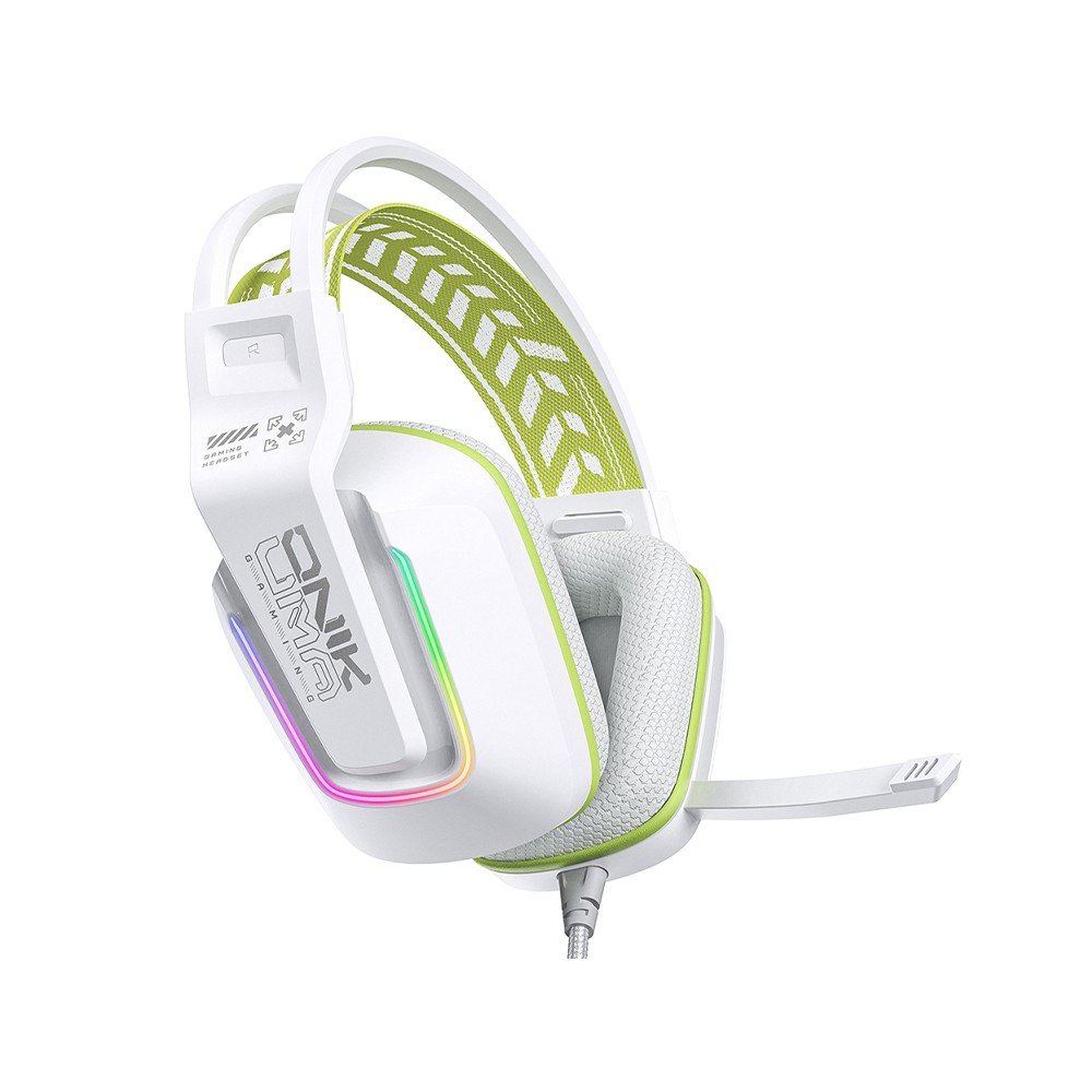 หูฟังเกมมิ่ง Onikuma X13 RGB 3.5mm White