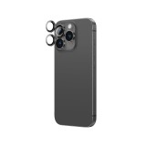 ฟิล์มกันเลนส์ AMAZINGthing Camera Lens iPhone 16 Pro/16 Pro Max (Three Lens) Dark Black