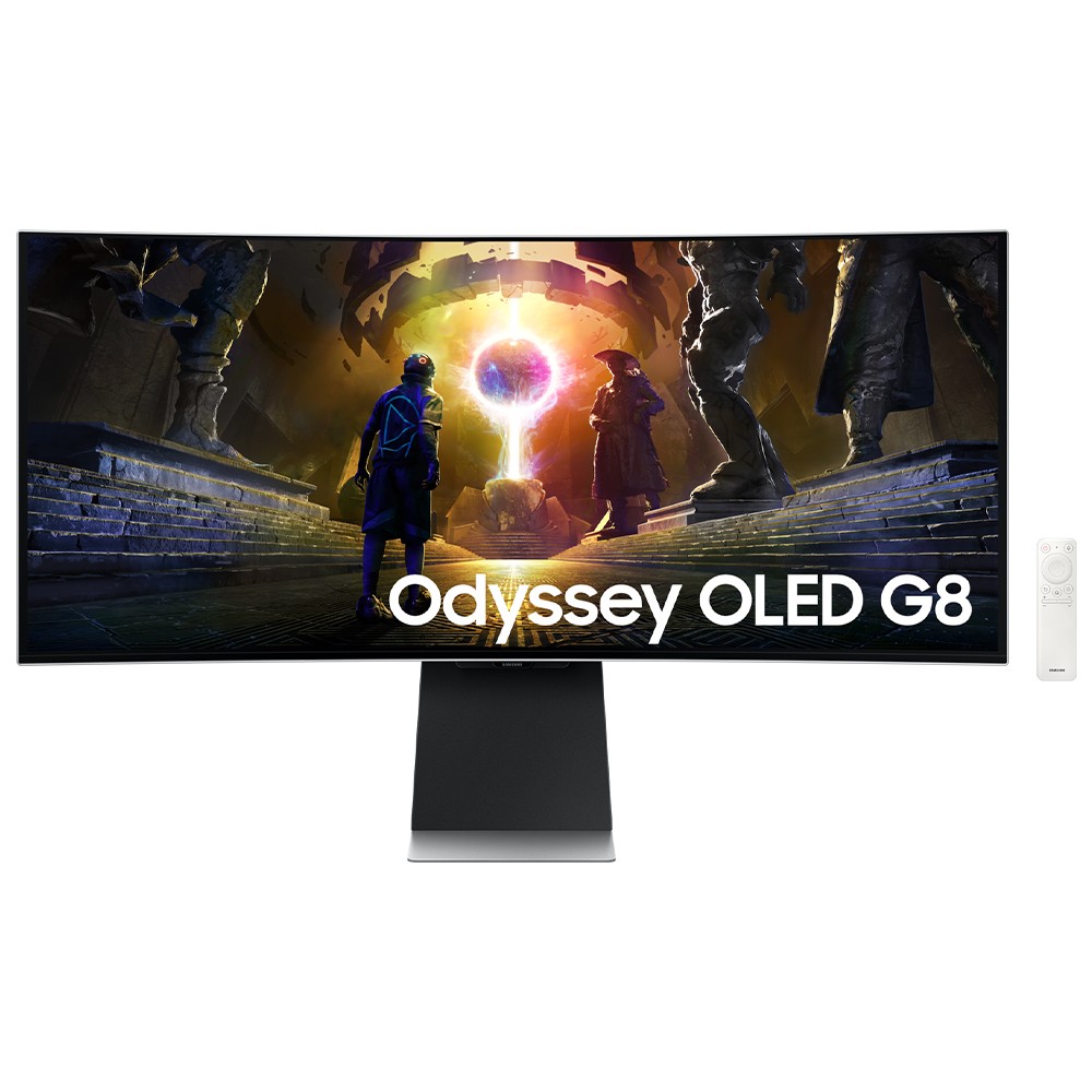จอมอนิเตอร์ SAMSUNG Odyssey G8 LS34DG850SEXXT Gaming Monitor (OLED UWQHD 2K 175Hz)