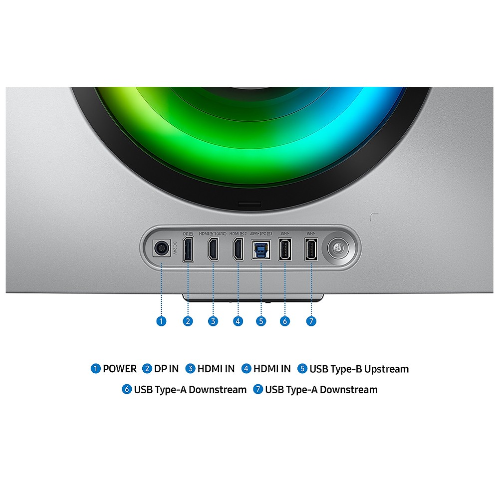 จอมอนิเตอร์ SAMSUNG Odyssey G8 LS34DG850SEXXT Gaming Monitor (OLED UWQHD 2K 175Hz)