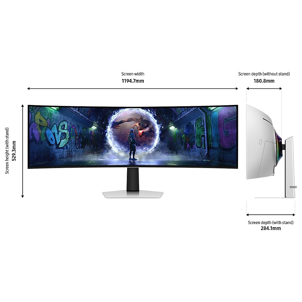 จอมอนิเตอร์ SAMSUNG Odyssey G9 LS49DG930SEXXT Gaming Monitor (OLED DQHD 2K 240Hz)