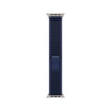 Apple Watch 49mm Blue Trail Loop - M/L - Natural Titanium Finish