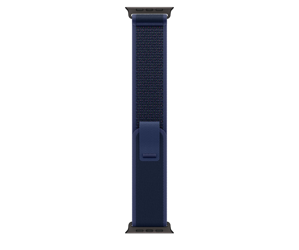 Trail Loop สาย Apple Watch 49mm Blue Trail Loop - S/M - Black Titanium Finish ...