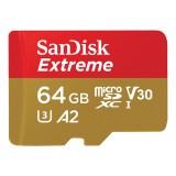 SanDisk Micro SDXC Extreme A2 C10 160MB/s R with SD Adapter