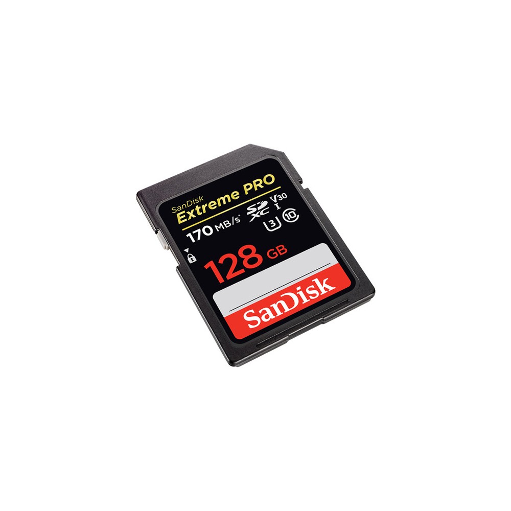 SD Card SanDisk Extreme Pro 128GB U3 C10 V30 USHI 170MBps