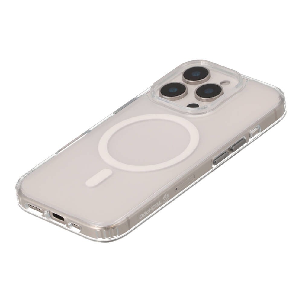 เคส TECHPRO iPhone 16 Pro Matte half clear with Magnetic