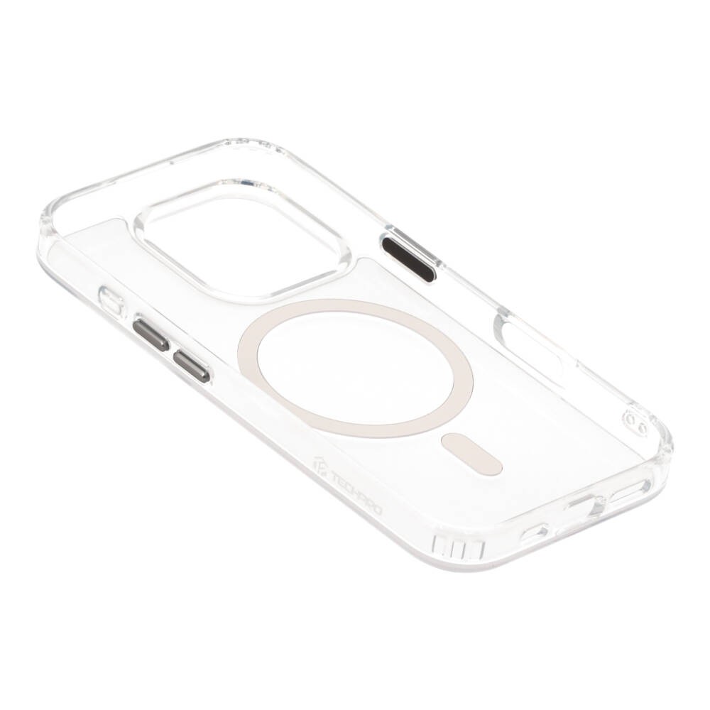 เคส TECHPRO iPhone 16 Pro Matte half clear with Magnetic