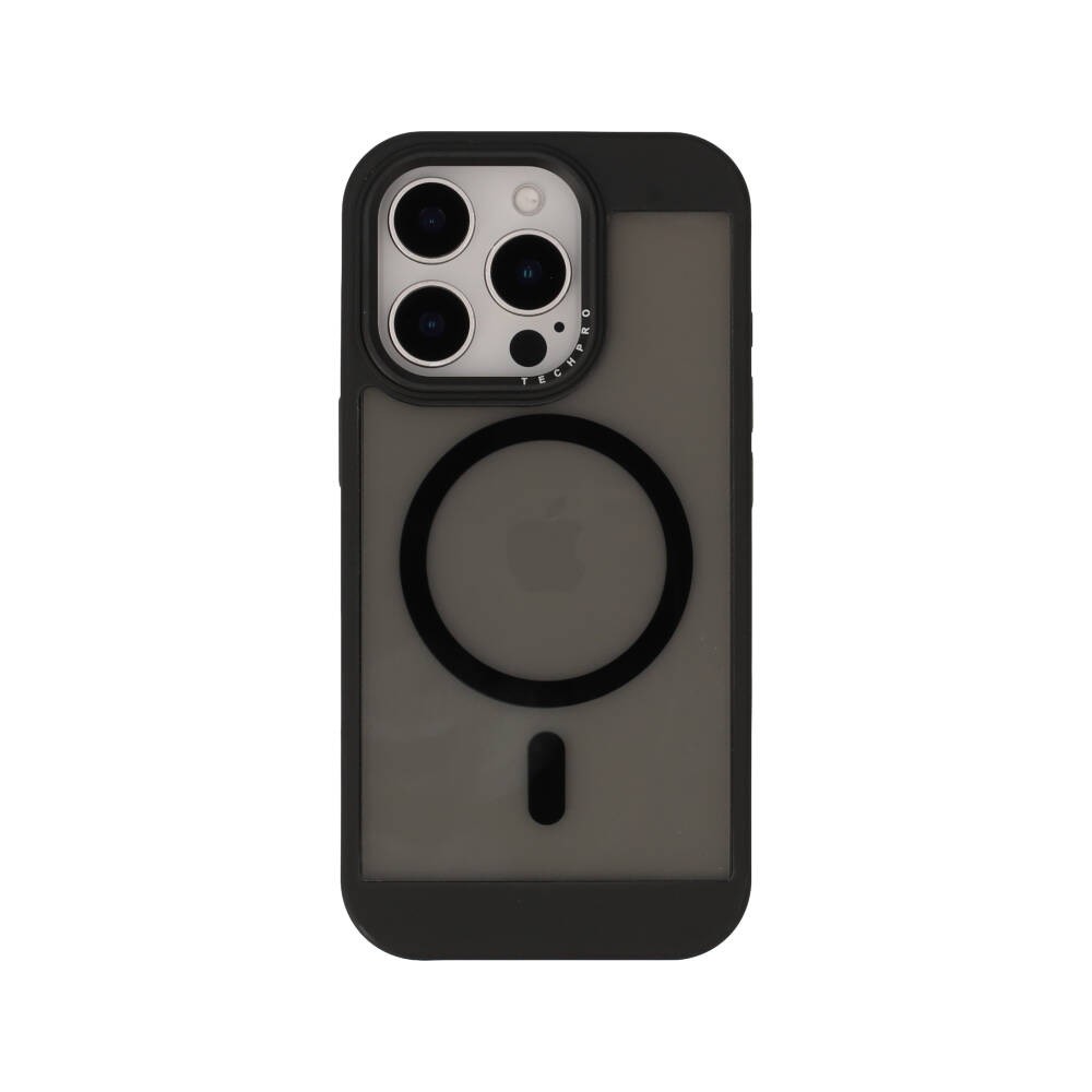 เคส TECHPRO iPhone 16 Pro Grey Jacket style with Magnetic