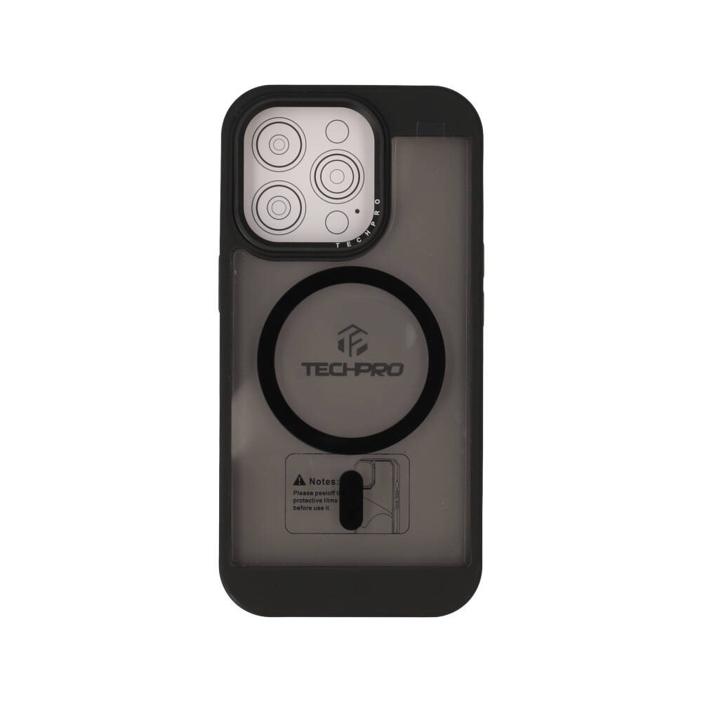 เคส TECHPRO iPhone 16 Pro Grey Jacket style with Magnetic