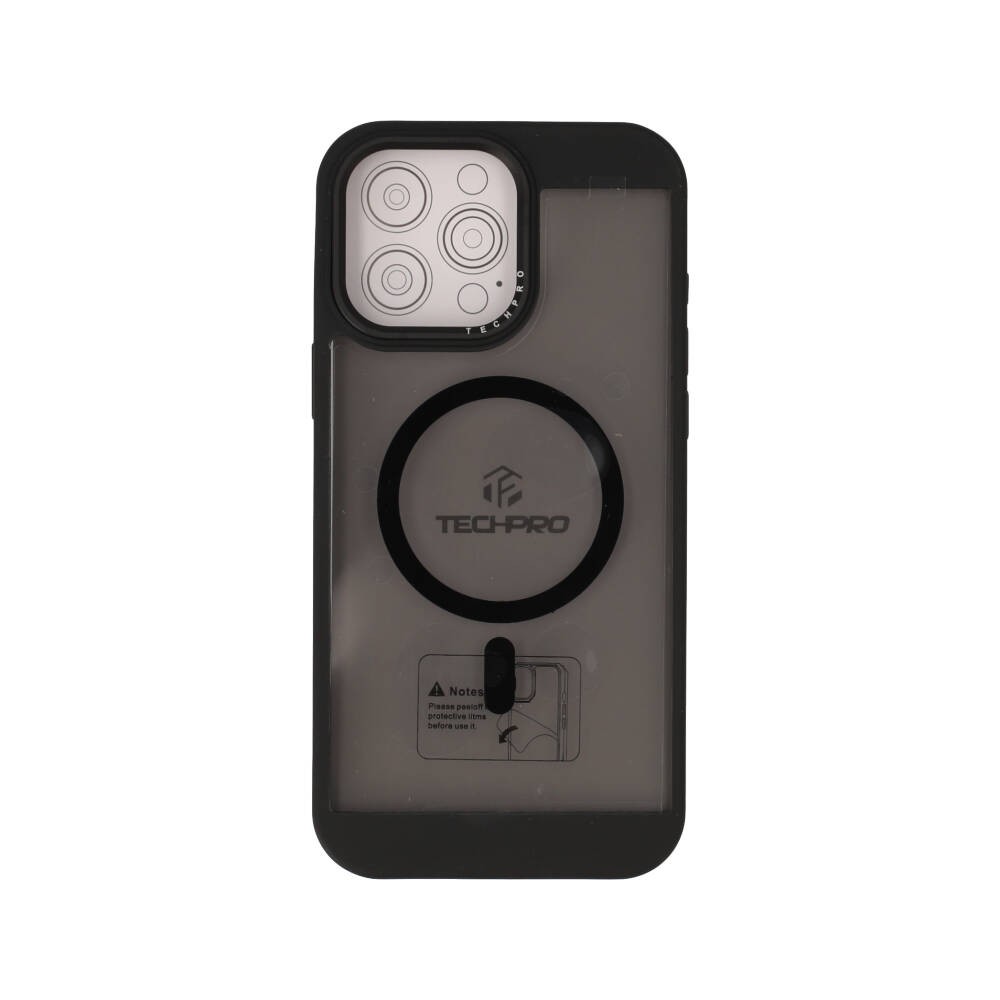 เคส TECHPRO iPhone 16 Pro Max Grey Jacket style with Magnetic