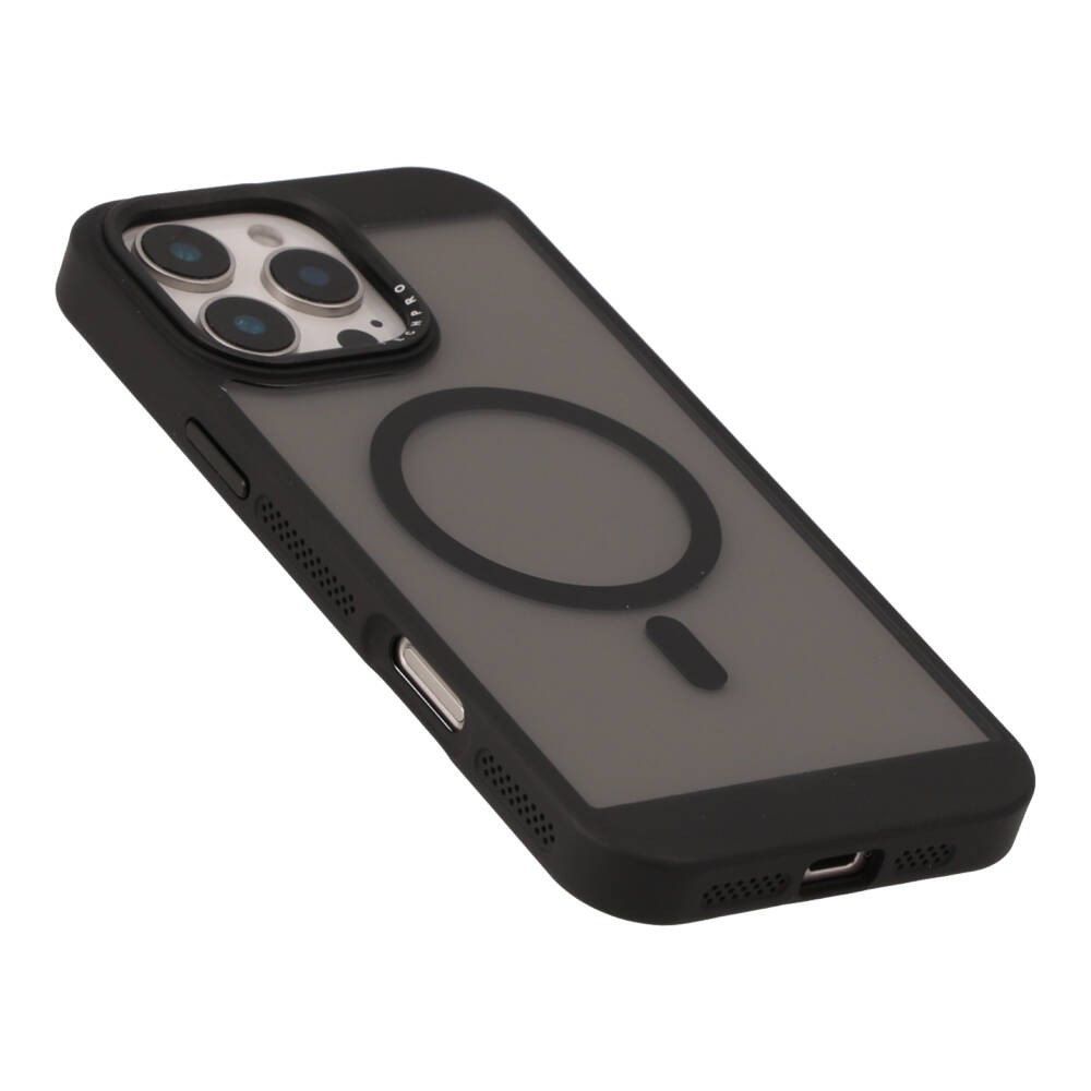 เคส TECHPRO iPhone 16 Pro Max Grey Jacket style with Magnetic
