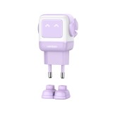 อะแดปเตอร์ Ugreen Wall Charger 1 USB-A / 2 USB-C 65W Robot Purple (TISI)