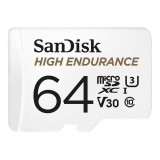 SanDisk High Endurance MicroSDXC Class 10 64GB (SDSQQNR_064G_GN6IA) White