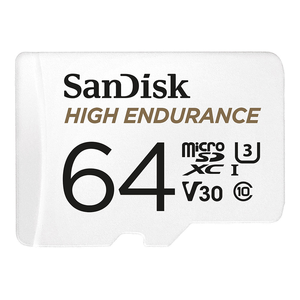 [ของแท้] เมมโมรี่การ์ด SanDisk High Endurance MicroSDXC Class 10 64GB (SDSQQNR_064G_GN6IA)