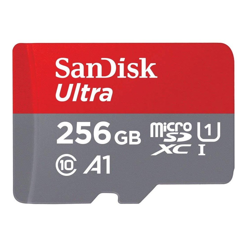 SanDisk Ultra Micro SDXC Class10 256GB (SDSQUAR_256G_GN6MN) Red Gray