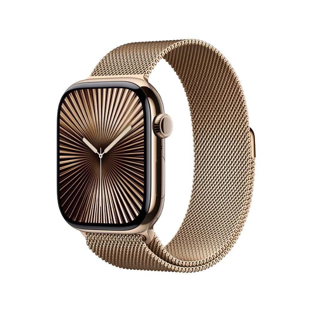 Apple Watch 46mm Gold Milanese Loop - M/L