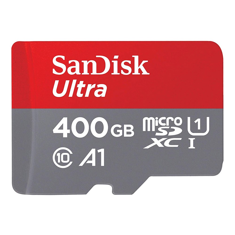 SanDisk Ultra Micro SDXC Class10 400GB (SDSQUAR_400G_GN6MN) Red Gray