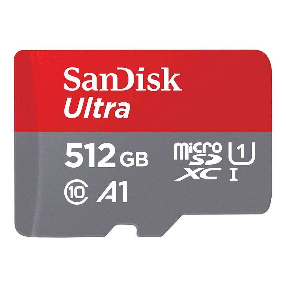 SanDisk Ultra Micro SDXC Class10 512GB (SDSQUAR_512G_GN6MN) Red Gray