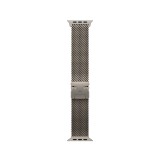 Apple Watch 49mm Natural Titanium Milanese Loop - Large