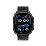 Apple Watch 49mm Black Titanium Milanese Loop - Medium