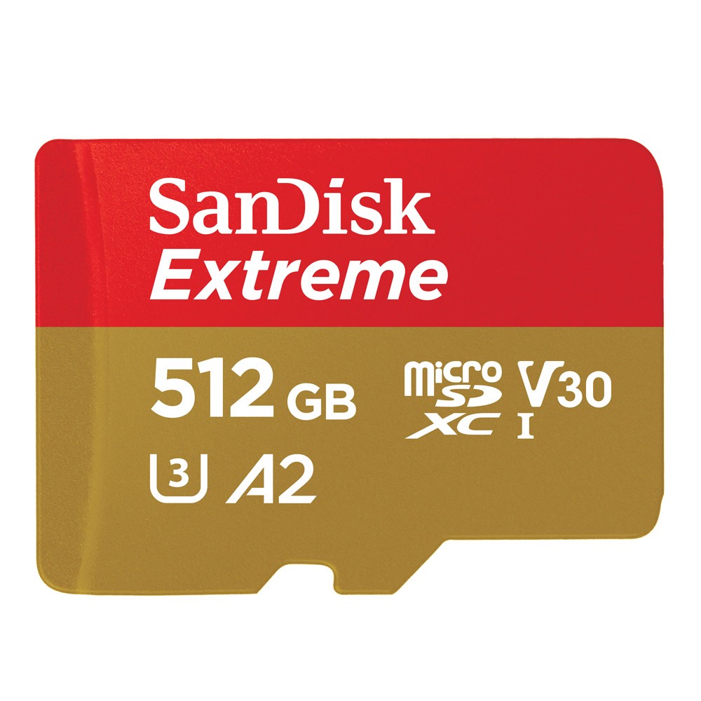 SanDisk Micro SDXC Extreme 512GB 160MB/s R 90MB/s W (SDSQXA1-512G-GN6MN) Red Gold