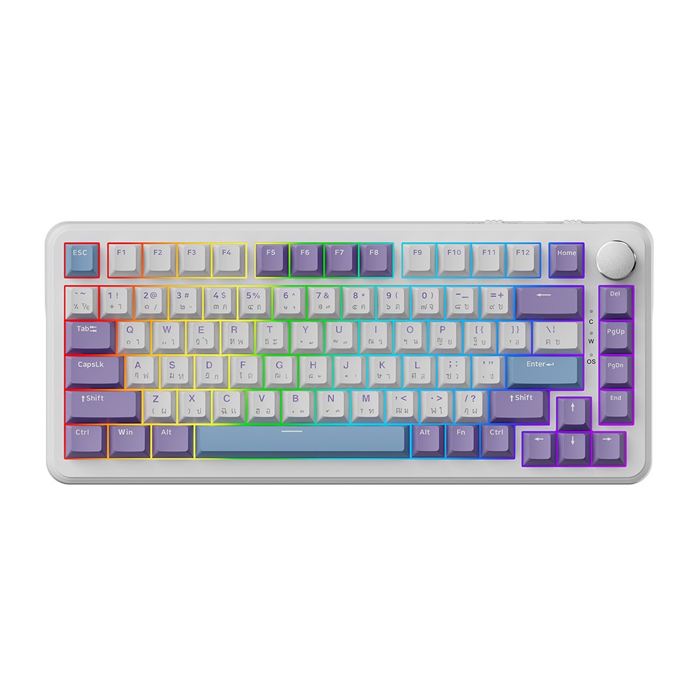 คีย์บอร์ดเกมมิ่ง AJAZZ AK820Max Wired Mountain Mist - Magnetic Switch
