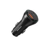 ที่ชาร์จแบตในรถ AMAZINGthing Car Charger 1 USB-A (QC3.0A) / 2 USB-C (PD63W) LED Light Black