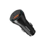 ที่ชาร์จแบตในรถ AMAZINGthing Car Charger 1 USB-A (QC3.0A) / 2 USB-C (PD63W) LED Light Black