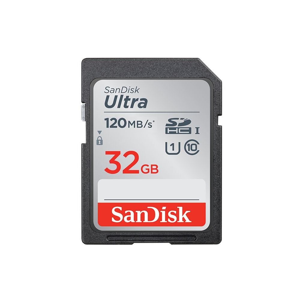 เมมโมรี่การ์ด SanDisk Ultra SDHC SDSDUNC4 32GB C10 (SDSDUN4-032G-GN6IN)