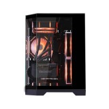 เคสคอมพิวเตอร์ WJCOOLMAN Dreamer Panorama M-ATX Tempered Glass Gaming Case Black