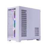 เคสคอมพิวเตอร์ WJCOOLMAN Dreamer Plus Panorama ATX Tempered Glass Gaming Case White
