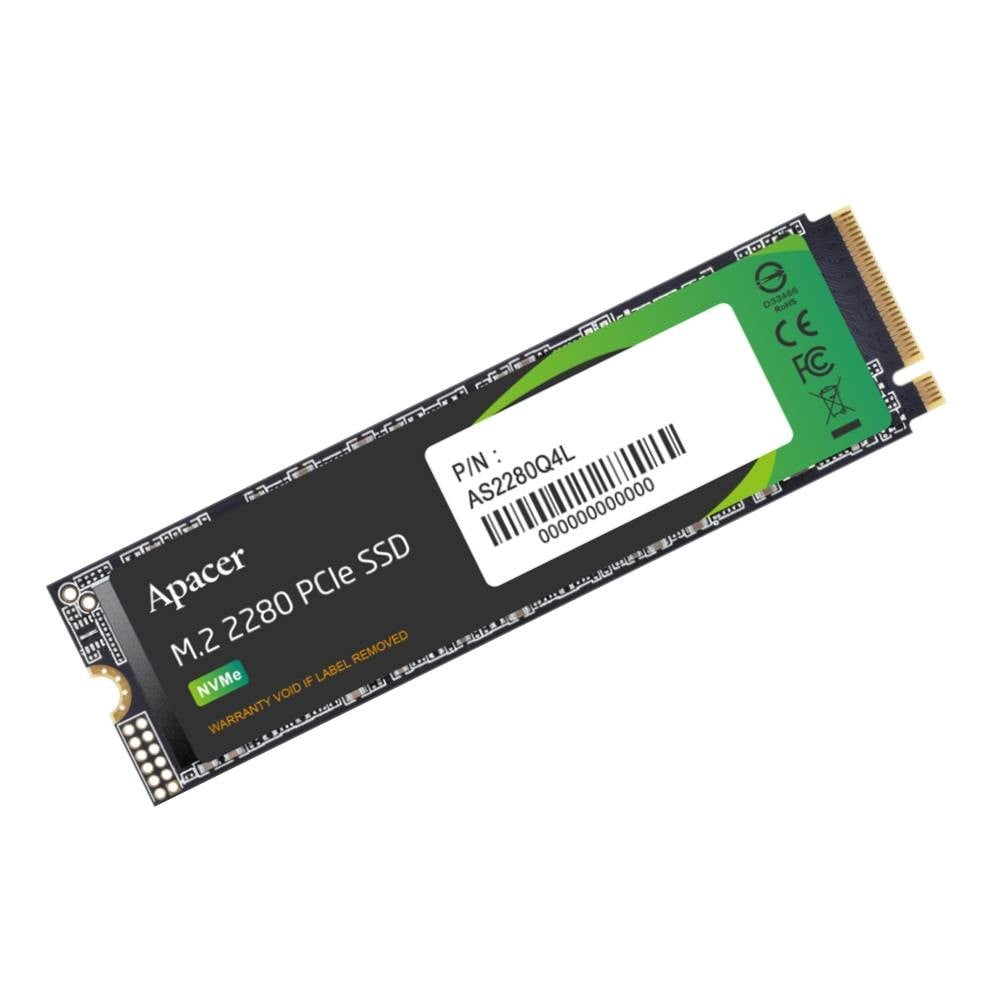 การ์ดเอสเอสดี Apacer 512GB AS2280Q4L SSD M.2 NVMe/PCIe R3600MB/s W3000MB/s -3Y (AP512GAS2280Q4L-1)
