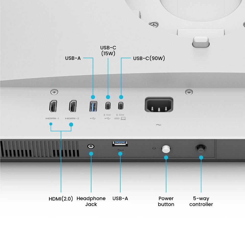 จอมอนิเตอร์ BENQ MA320U (IPS 4K USB-C 90W for Mac)