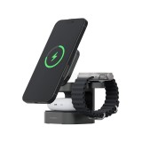 ที่ชาร์จไร้สาย ENERGEA 3-in-1 Wireless Chaeger Magnetic Stand 25W MAGCUBE GUNMETAL