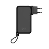 พาวเวอร์แบงค์ QPLUS 20,000 mAh Built-In Cable W2047 Black