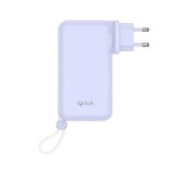 พาวเวอร์แบงค์ QPLUS 20,000 mAh Built-In Cable W2047 Purple