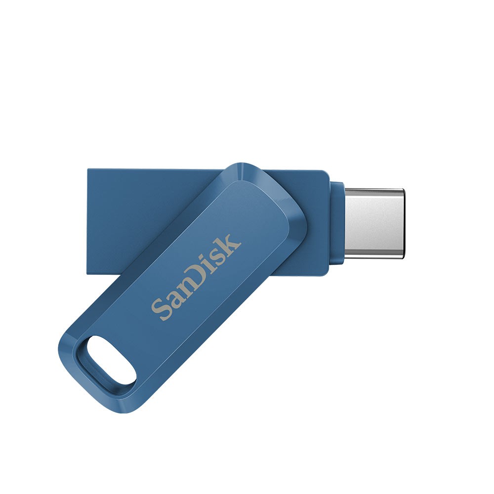 แฟลชไดร์ฟ SanDisk Ultra Dual Drive Go USB Type-C 256GB Blue (SDDDC3-256G-G46NB)