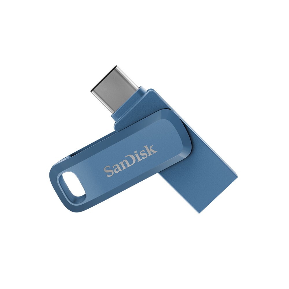 แฟลชไดร์ฟ SanDisk Ultra Dual Drive Go USB Type-C 256GB Blue (SDDDC3-256G-G46NB)