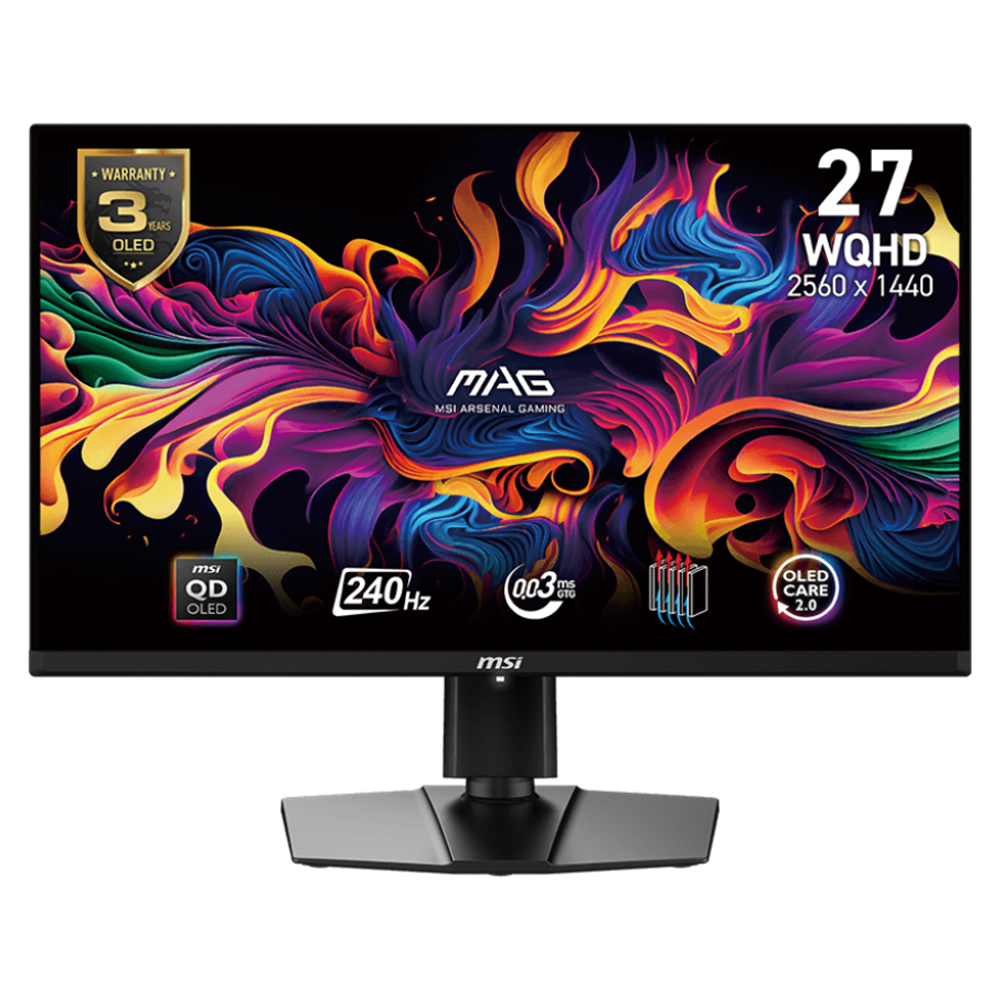 จอมอนิเตอร์ MSI MAG 271QPX QD-OLED E2 Gaming Monitor