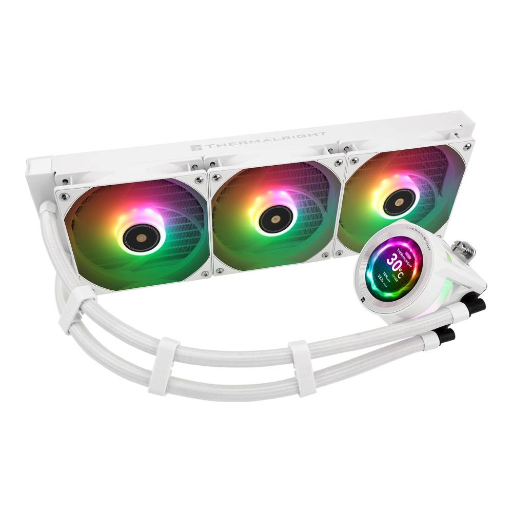 ชุดระบายความร้อนซีพียู Thermalright Core Vision 360 White ARGB (TR-LCC-COREVISION360W-ARGB)