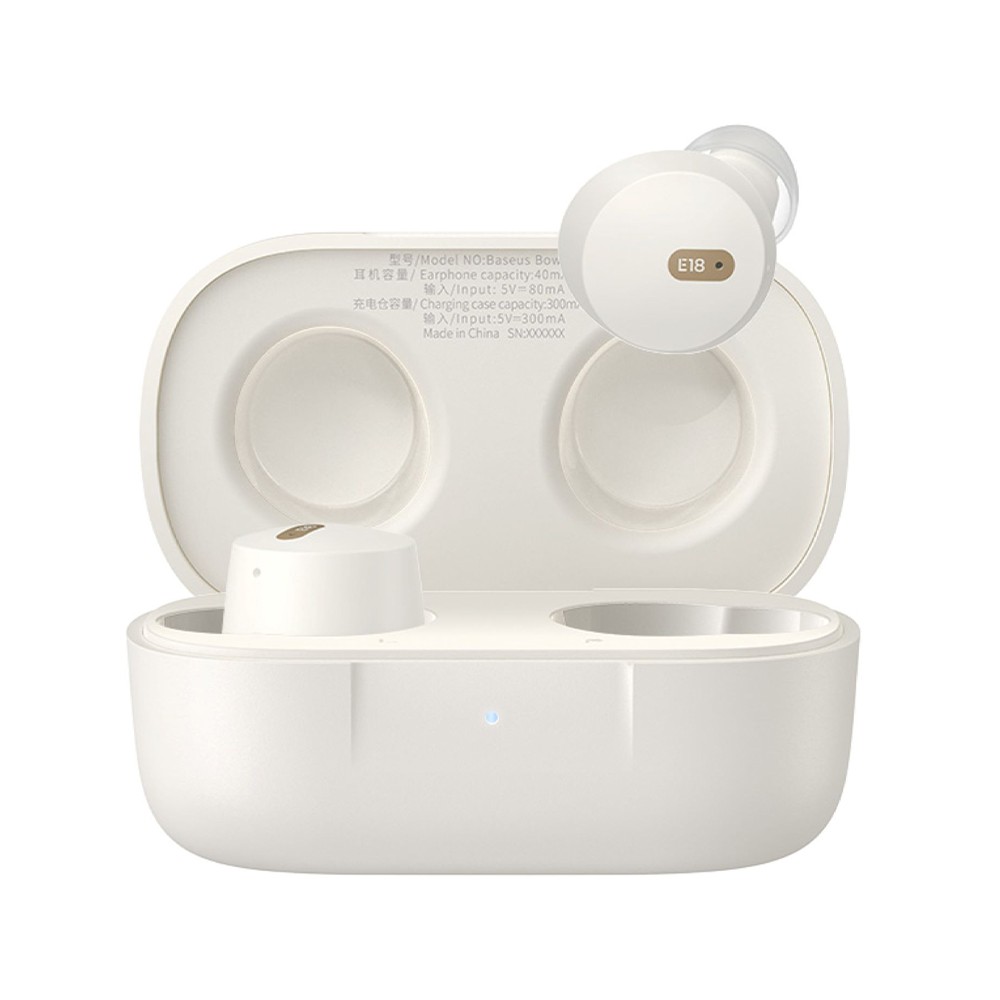 หูฟังบลูทูธ Baseus Bowie E18 White