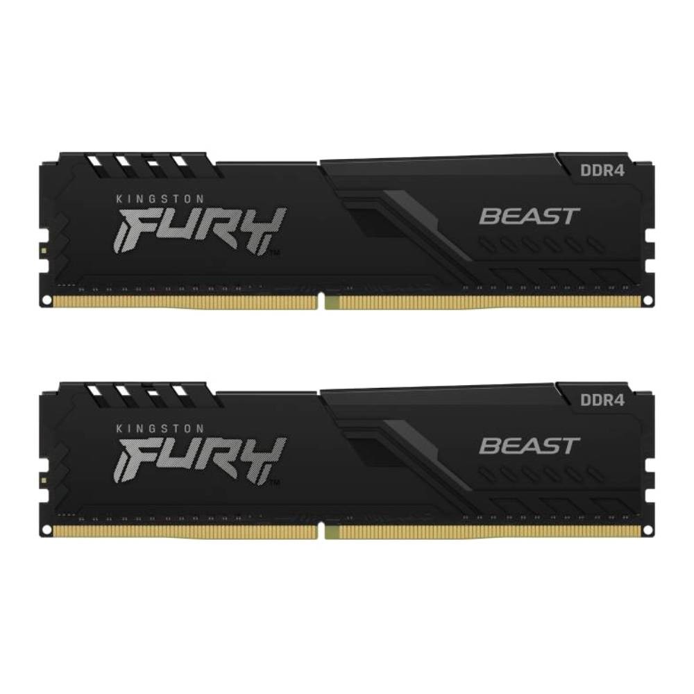แรมพีซี Kingston DDR4 16GB/3200MHz.CL16 (8GBx2) Fury Beast (Black)