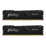 แรมพีซี Kingston DDR4 16GB/3200MHz.CL16 (8GBx2) Fury Beast (Black)
