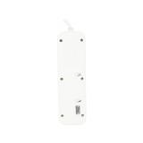 ปลั๊กไฟ Anitech Plug 3 Way 1 Switch White 2M. (H433)