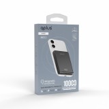 พาวเวอร์แบงค์ QPLUS Mini 10,000 mAh Magnetic Wireless W1031 Gray