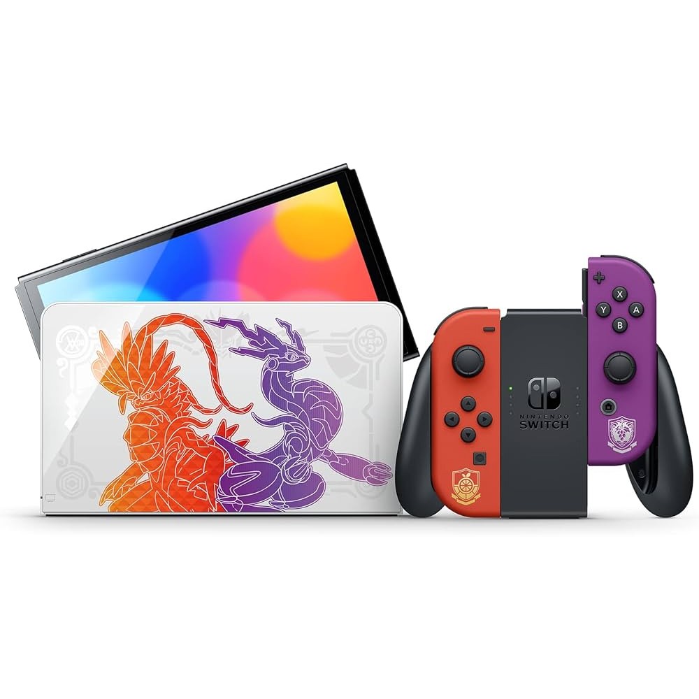 เครื่องเล่นเกม Nintendo Switch OLED Model Pokemon Scarlet and Violet Edition