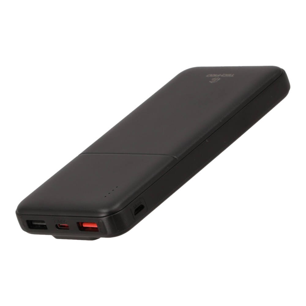 พาวเวอร์แบงค์ TECHPRO 10,000 mAh Built-in Cable TP-PB10PD Black